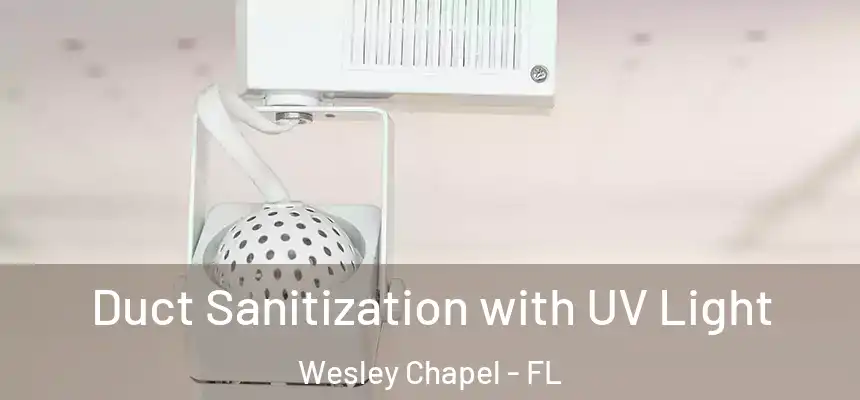  Duct Sanitization with UV Light Wesley Chapel - FL